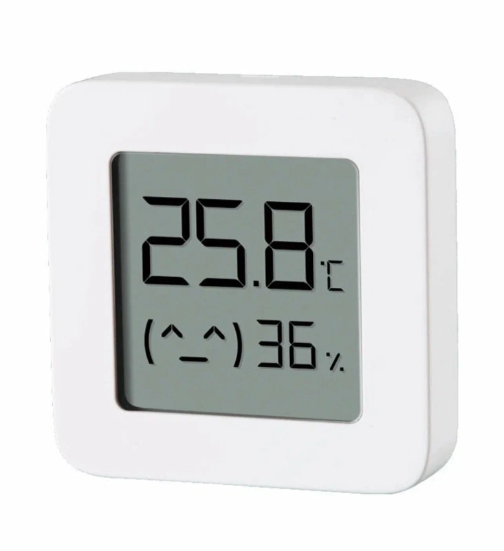 Датчик температуры и влажности, метеостанция Mijia Temperature and Humidity Sensor 2, белый Датчик температуры и влажности, метеостанция Mijia Temperature and Humidity Sensor 2, белый