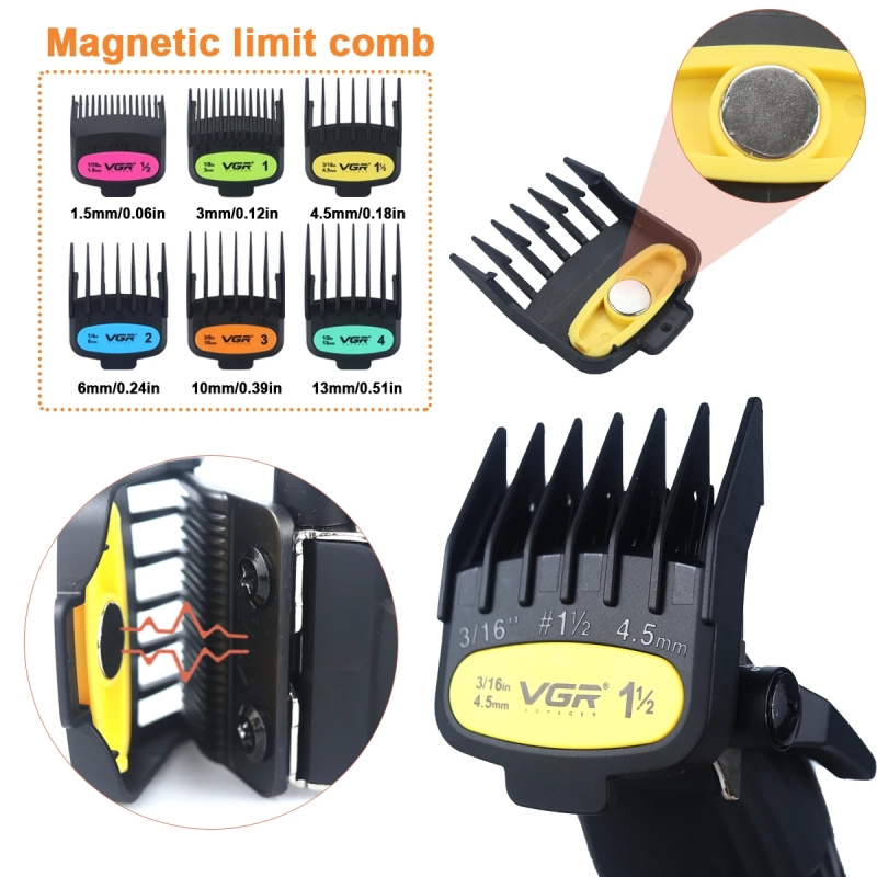 Машинка для стрижки волос В кейсе VGR V-889C Машинка для стрижки волос В кейсе VGR V-889C